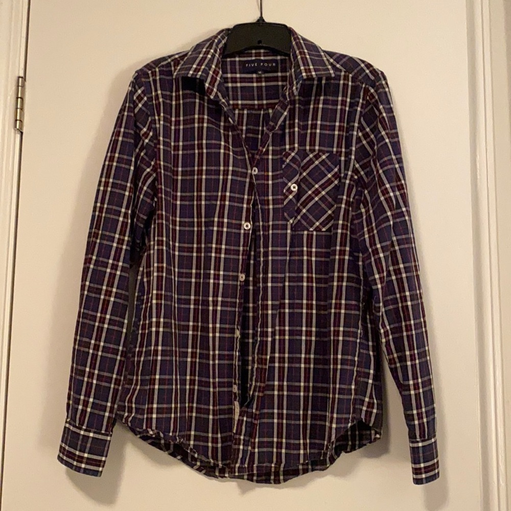Men’s plaid button down